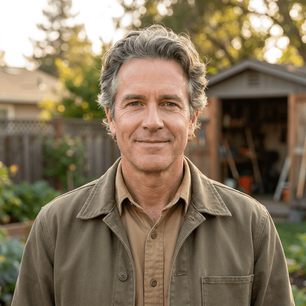 Male homeowner in his 40s