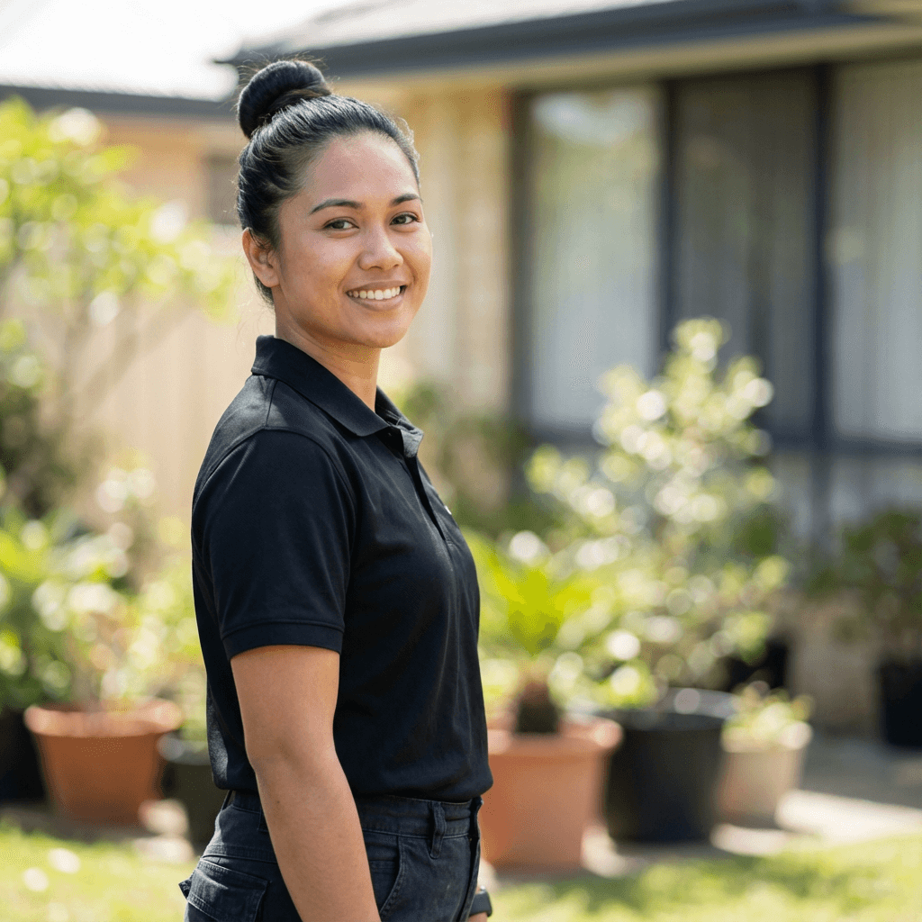 Female homeowner in her 50s